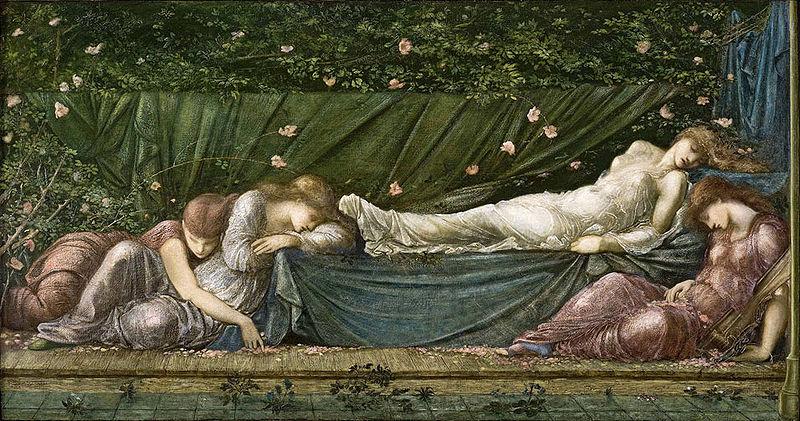 Edward Burne-Jones The Sleeping Beauty from the small Briar Rose series Spain oil painting art